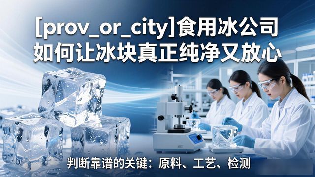 莆田食用冰公司如何让冰块真正纯净又放心